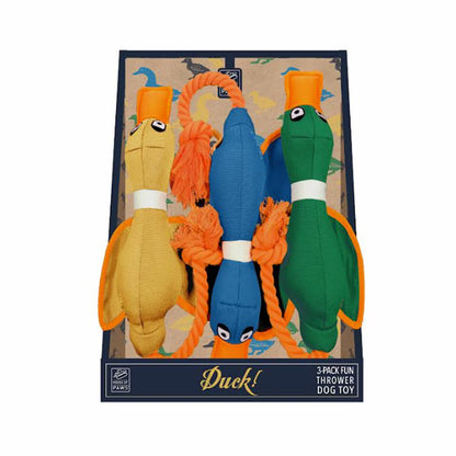 House of Paws Duck Dog Toys, 3 Pack image 0