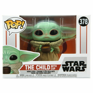 Funko Pop Vinyl Star Wars Mandalorian The Child With Cup #378 image 0