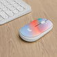 M340 Wireless Mouse with Limited Edition Prints, USB Receiver and Silent Clicks, Portable Wireless Mouse for Laptop, PC, Windows, Chrome, Surface, Sheer Dream - Optical - Wireless - 32.81 Ft