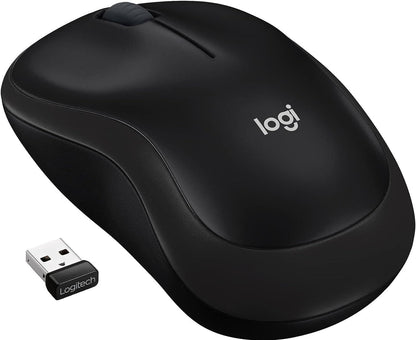 Logitech M185 Wireless Mouse USB Black image 0