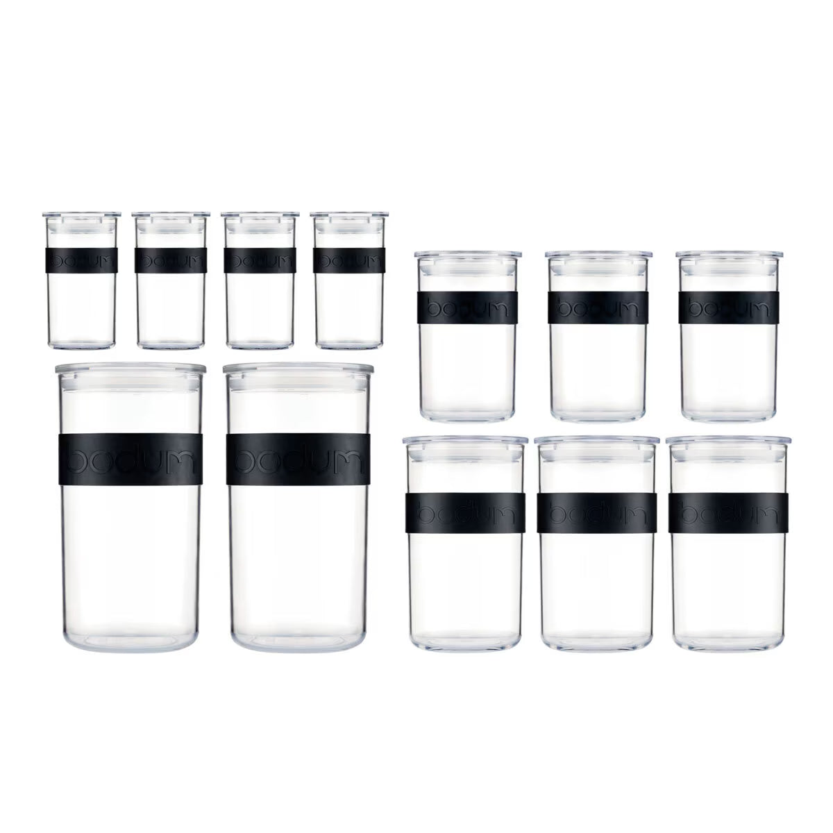Bodum PRESSO 12 Storage Jars with Lids image 1