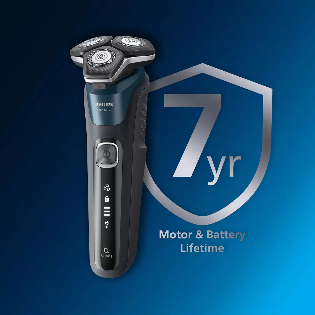 Philips Series 5000 Wet & Dry Electric Shaver with Nose Trimmer image 7