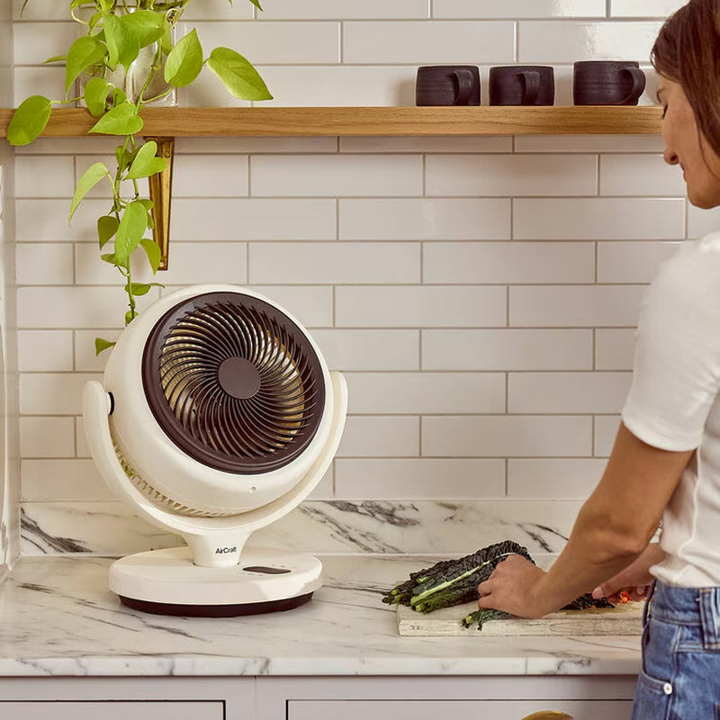 Aircraft LUME MINI Ultra Quiet Air Circulator Desktop Fan with Remote & Ambient Backlight