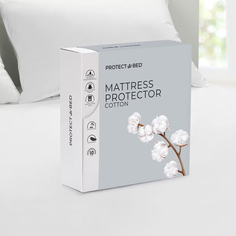 Protect-A-Bed Cotton Mattress Protector, King