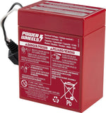 Power Wheels 6-Volt Red Rechargeable Replacement Battery image 0