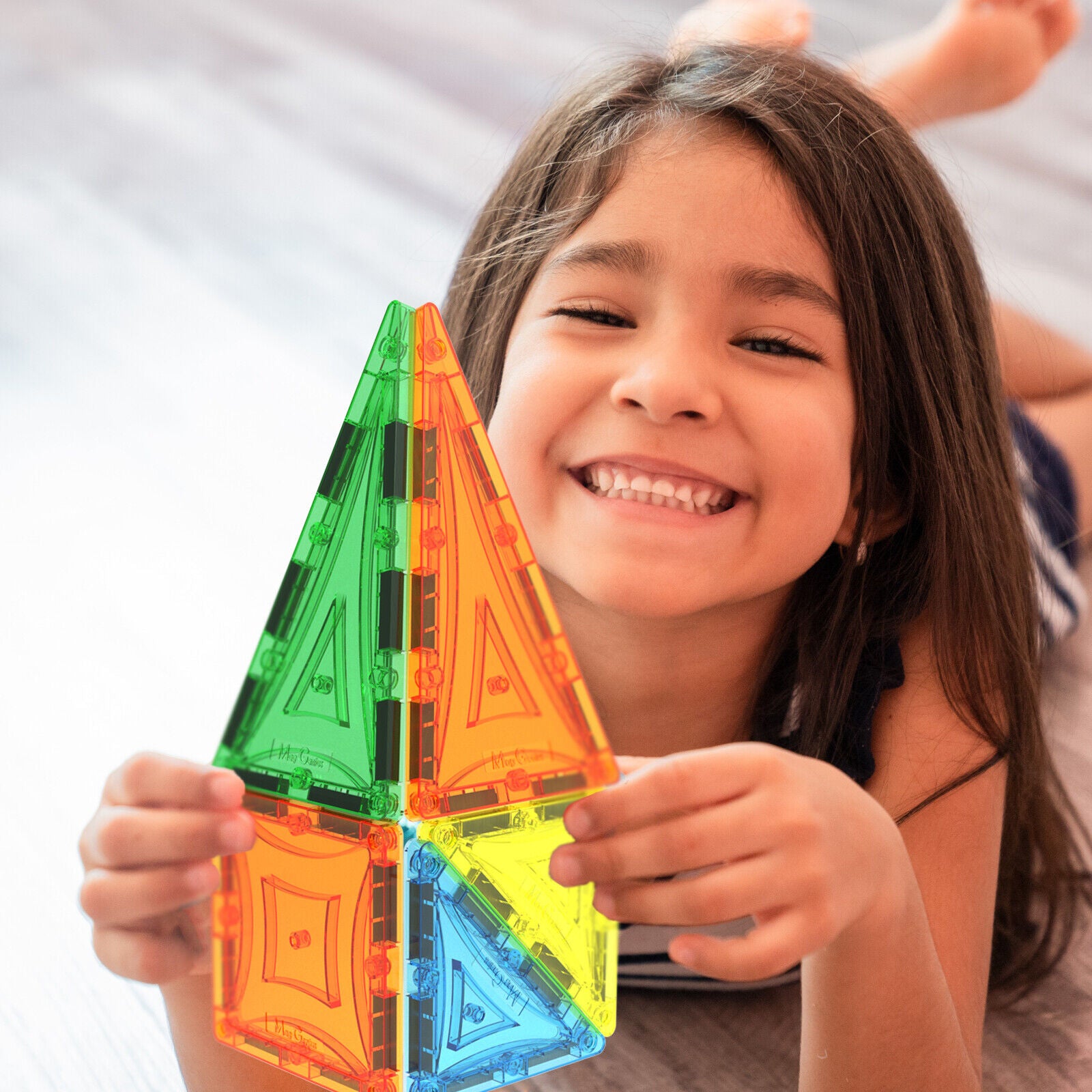 Magnet Tiles Magnetic Building Blocks 32 Pc Gift Set image 1