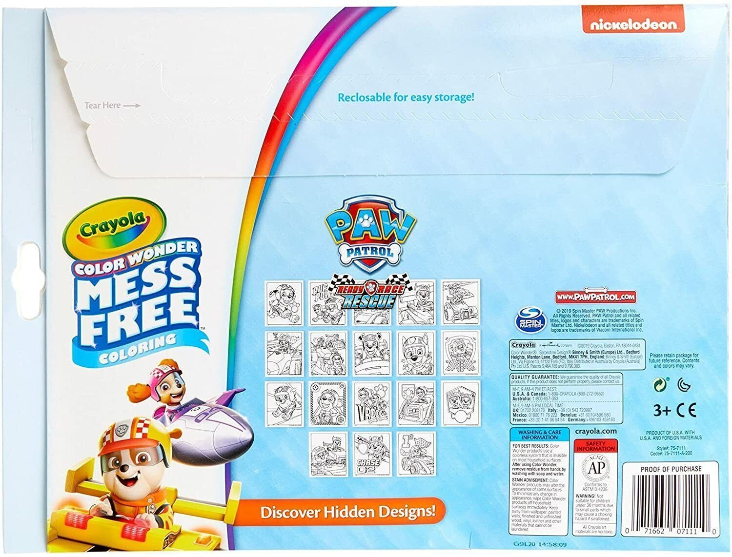Crayola Paw Patrol Rescue Color Wonder image 5
