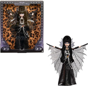 Monster High Elvira Collectible Doll – Black Faux Leather Outfit image 4