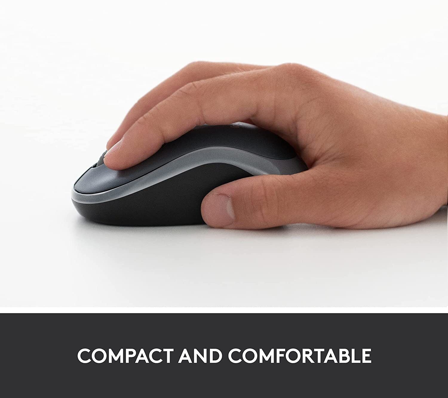 Logitech M185 Wireless Mouse Grey image 5