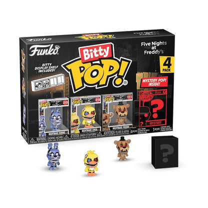 Funko Bitty POP! Five Nights at Freddy's Nightmare Bonnie Chica Freddy & Mystery image 0