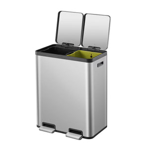 EKO Ecocasa 60L Recycling Bin in Stainless Steel