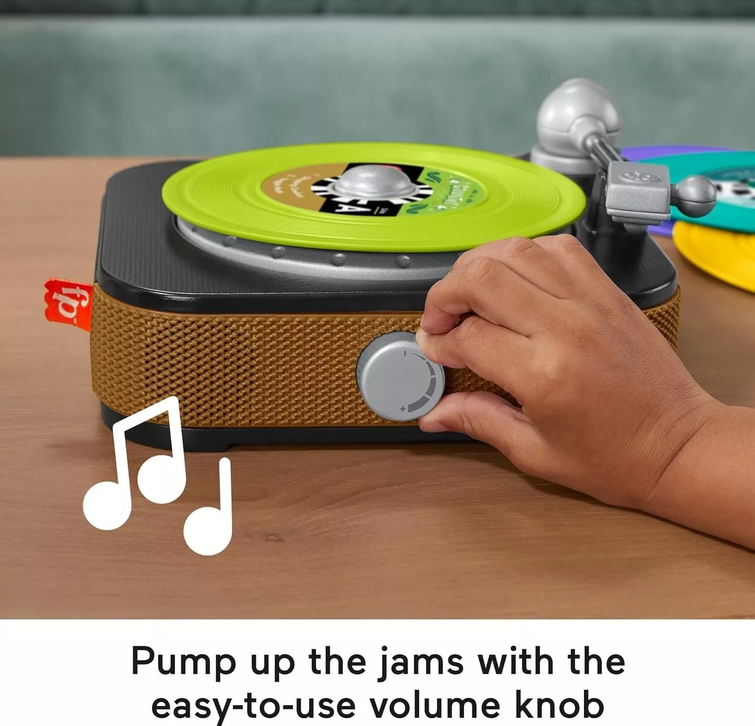Fisher-Price Rockin’ Record Player Musical Toy image 2