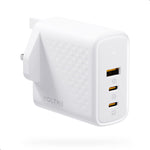 100W USB C Plug Power Delivery, USB-C Charger Gan III Fast Charge Lptop Charger for Iphone 17,Macbook Pro/Air, Galaxy S23/S21, Dell XPS 13, Note 20/10+, Steam Deck, White