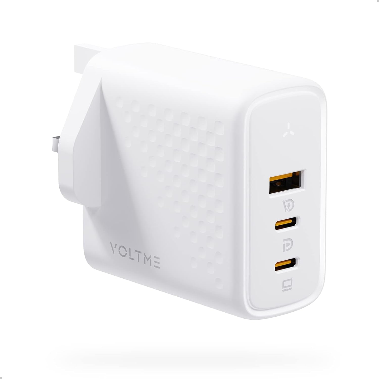 100W USB C Plug Power Delivery, USB-C Charger Gan III Fast Charge Lptop Charger for Iphone 17,Macbook Pro/Air, Galaxy S23/S21, Dell XPS 13, Note 20/10+, Steam Deck, White
