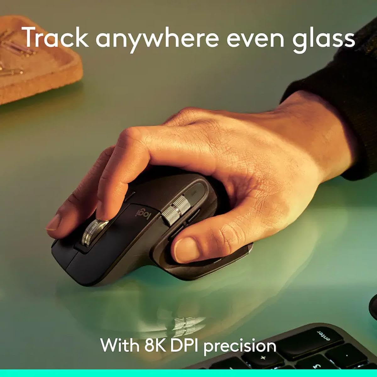 Logitech MX Master 3S Mouse 8K DPI Quiet Click Black image 5