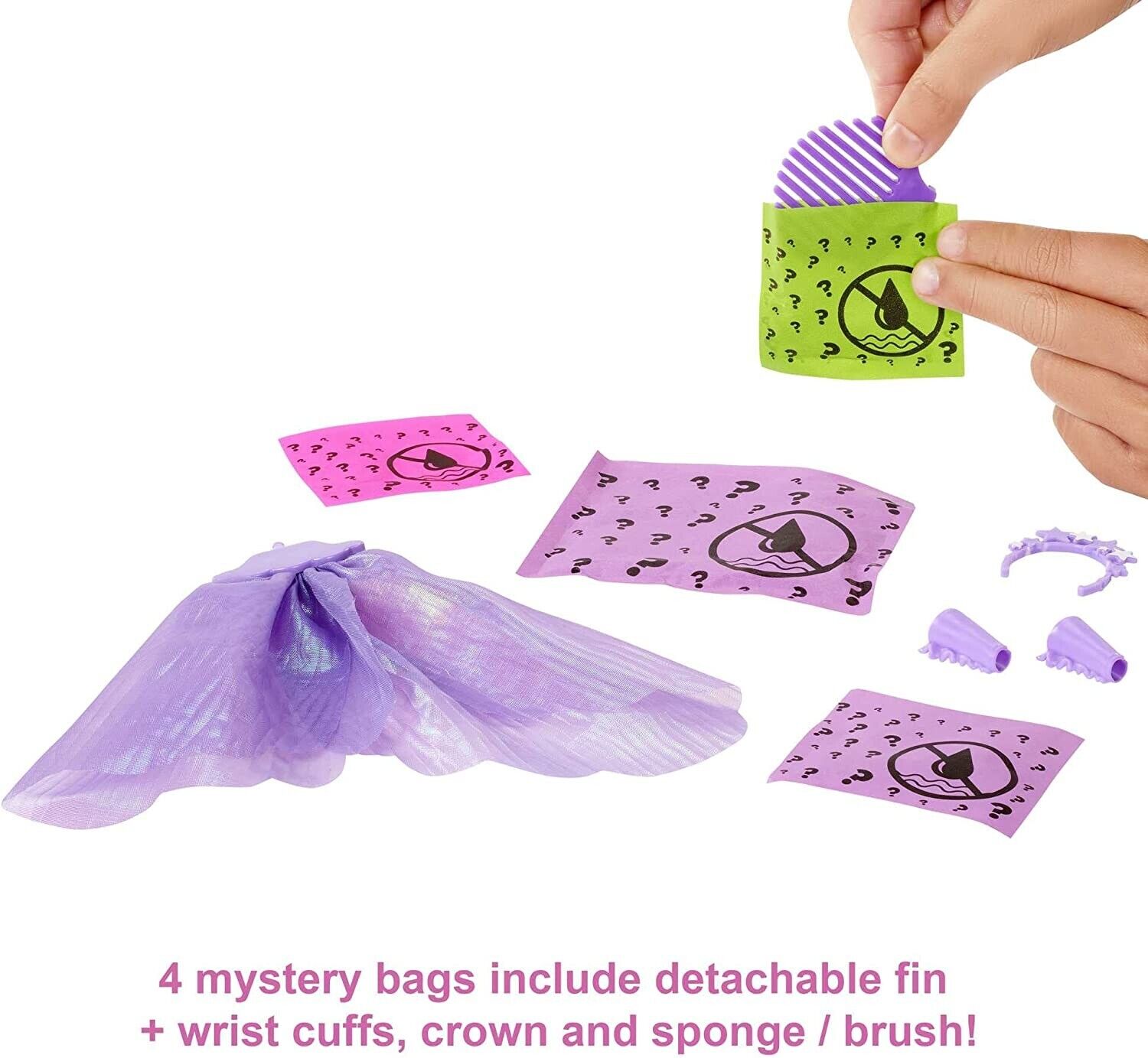 Barbie Color Reveal Mermaid Doll image 6