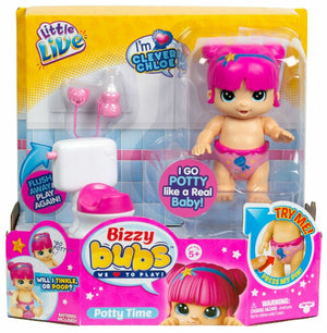 Little Live Bizzy Bubs Season Baby Playset Clever Chloe Potty Time image 0