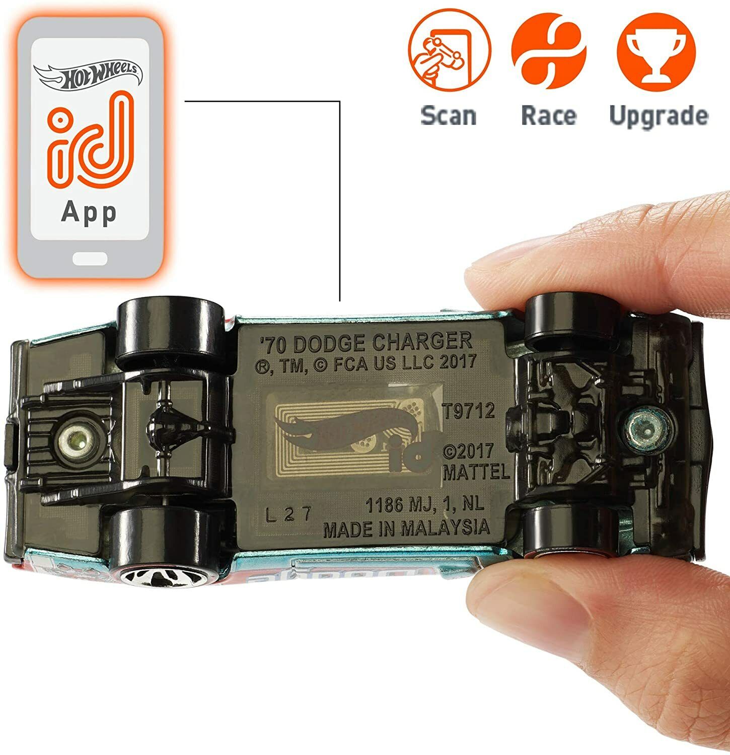 Hot Wheels ID 70 Dodge Charger R/T - Multi-Color image 3