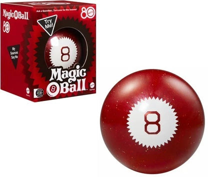Magic 8 Ball Mattel 80th Anniversary Edition Novelty Game image 0