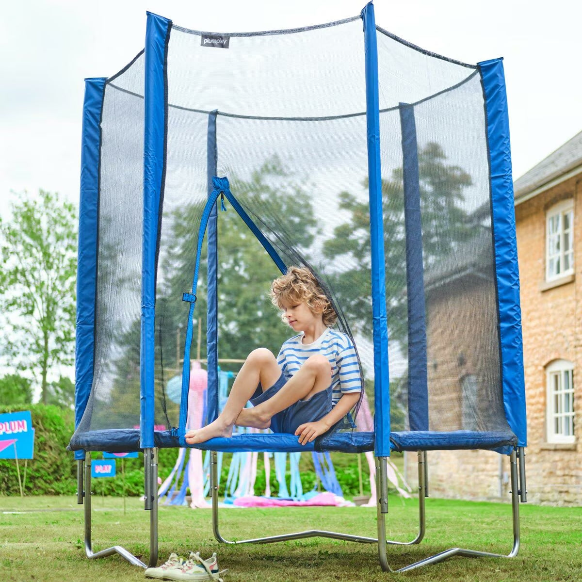 Plum 6Ft Springsafe Trampoline in Blue