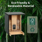 Birdfy Bamboo Bird Feeder with Camera & Solar Panel image 5