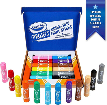 Crayola Quick Dry Paint Sticks Paint Set image 0