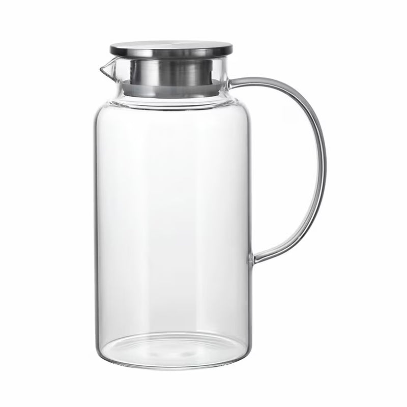King Crystal Pitcher and Glass Set, 5 Piece
