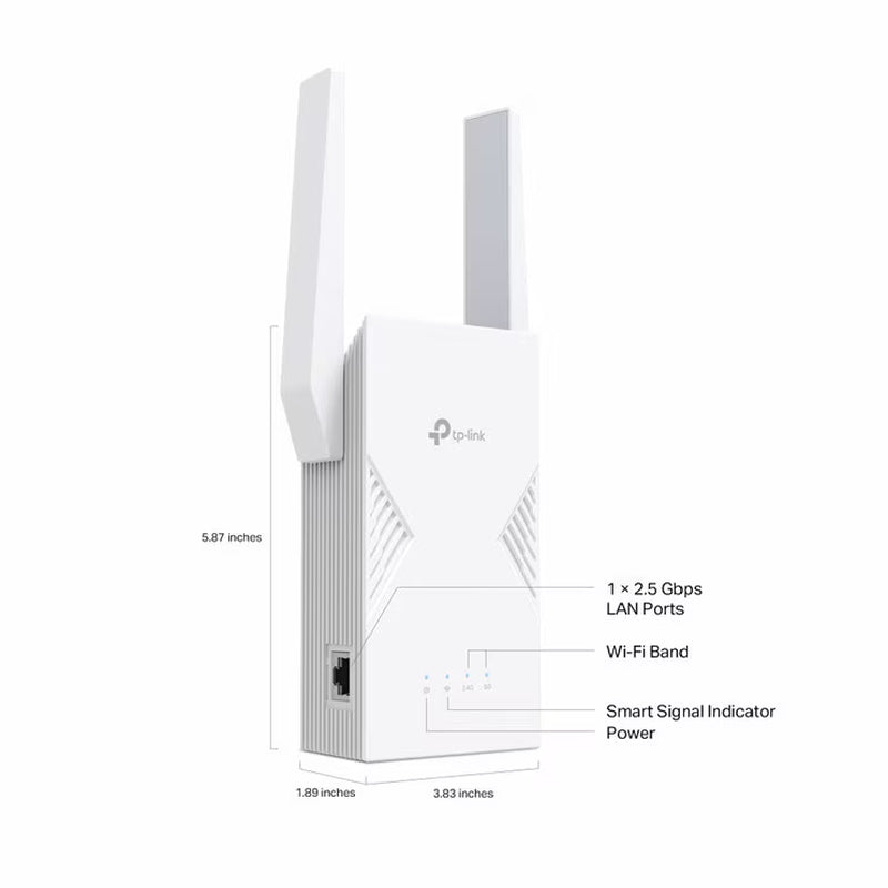 Tp-Link RE235BE Dual-Band Wifi 7 Range Extender, BE3600
