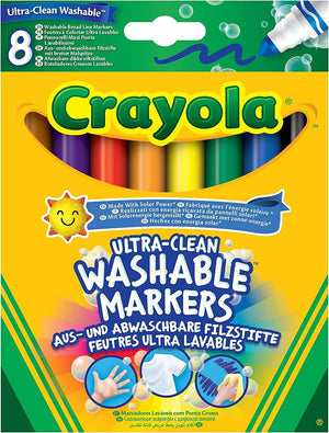 Crayola 8 Count Washable Bright Markers image 0