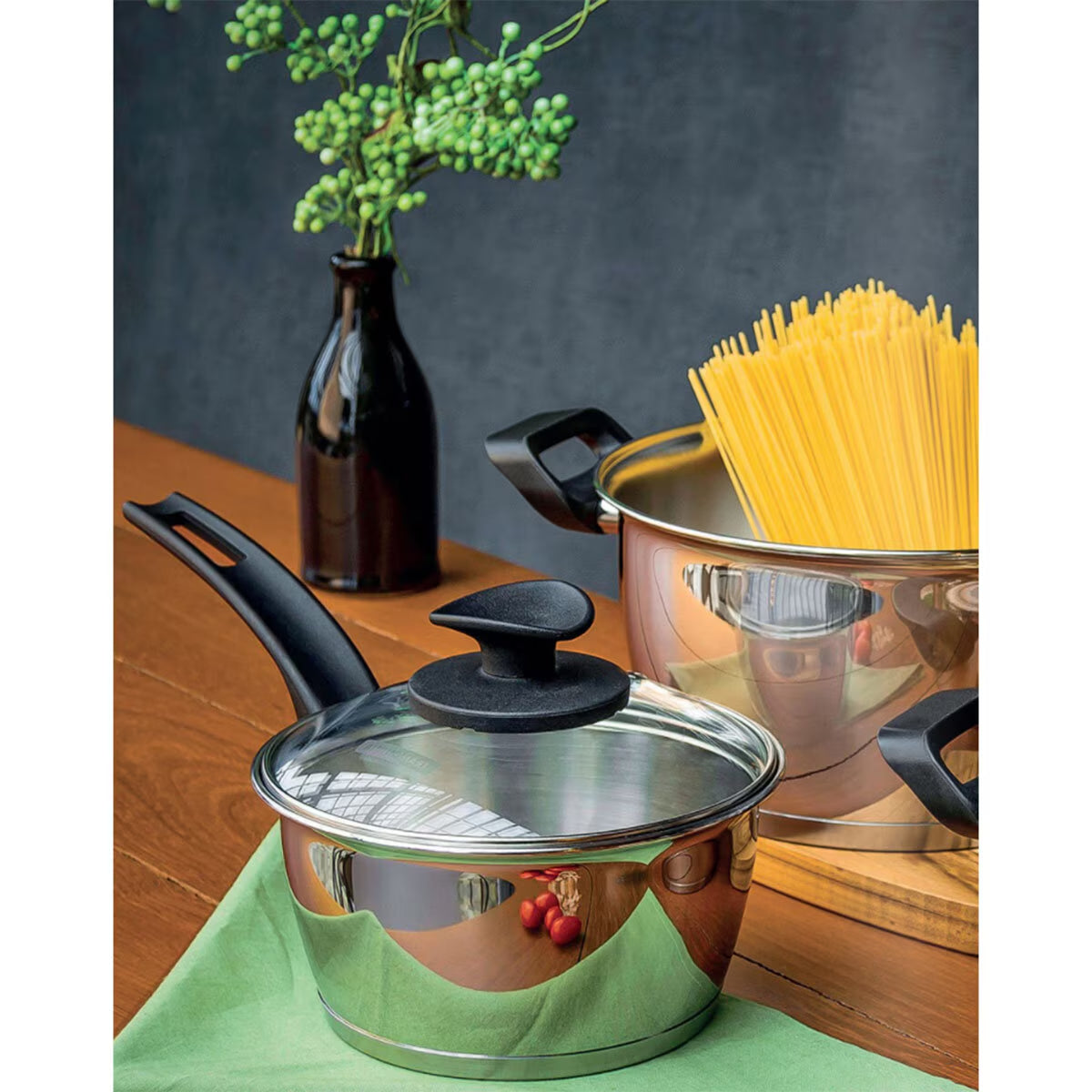 Tramontina Stainless Steel Cookware Set, 5 Piece image 2