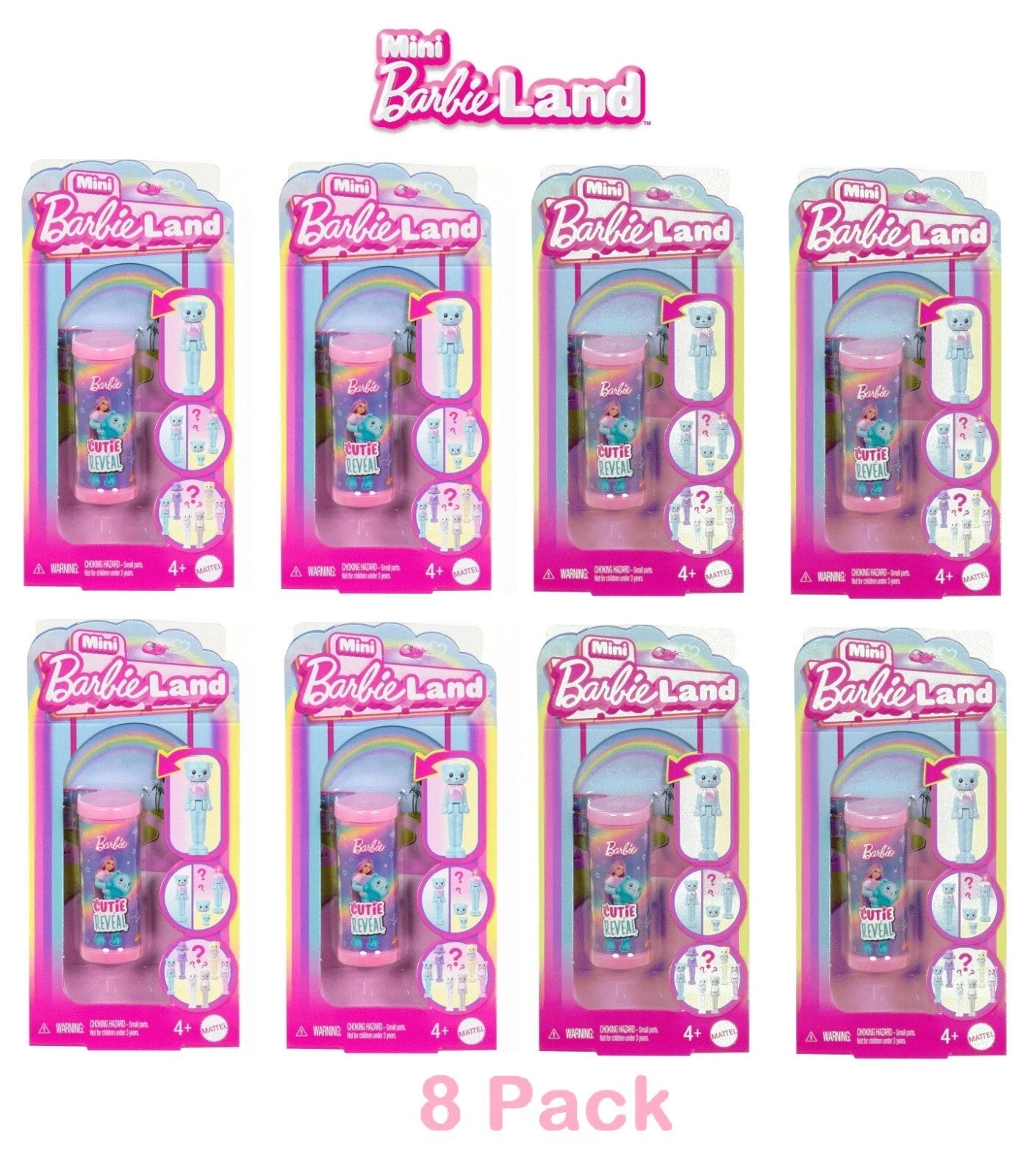 Mini BarbieLand Cutie Reveal Doll & Pet - Cozy Cute Tees Series image 8