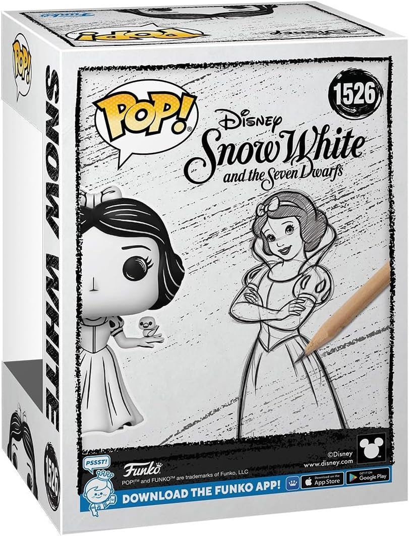 POP Disney: Sketched - Snow White - Collectable Vinyl Figure - Gift Idea - Official Merchandise - for Kids & Adults - Movies Fans - Model Figure for Collectors and Display