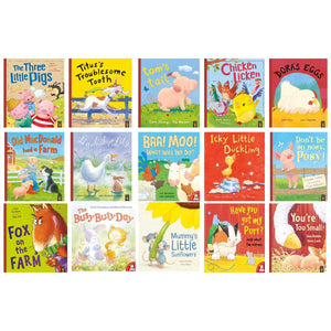 Farmyard Friends House Shaped 15 Book Collection image 1