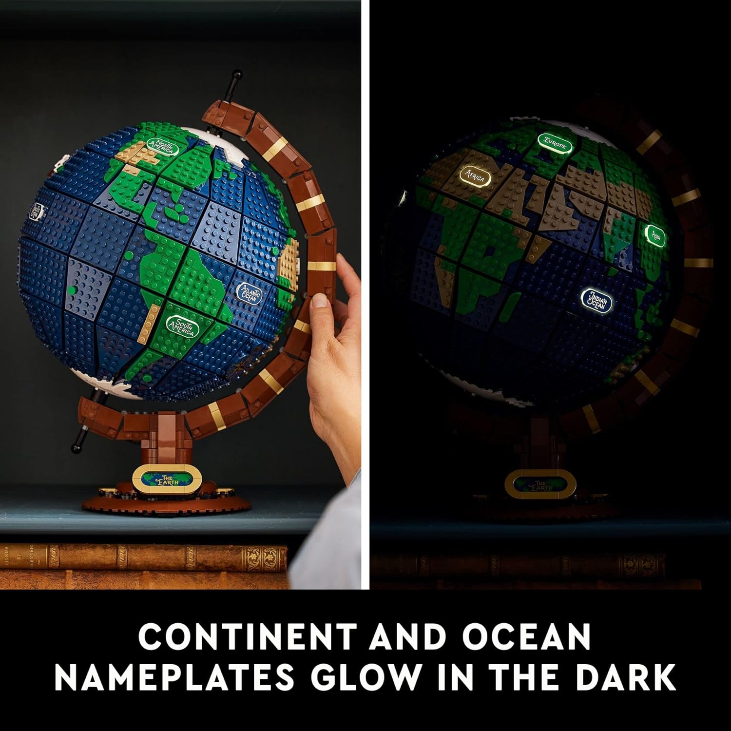 LEGO Ideas The Globe Building Set, Build and Display Model Home Decor image 4