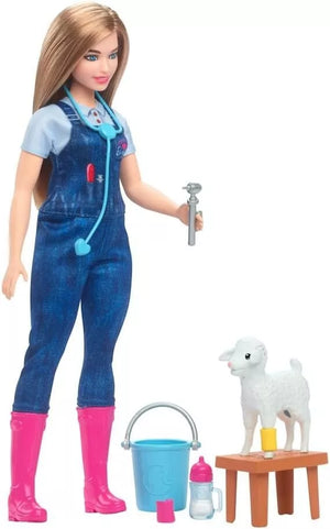 Barbie Careers Playset, Farm Veterinarian Set Doll image 0