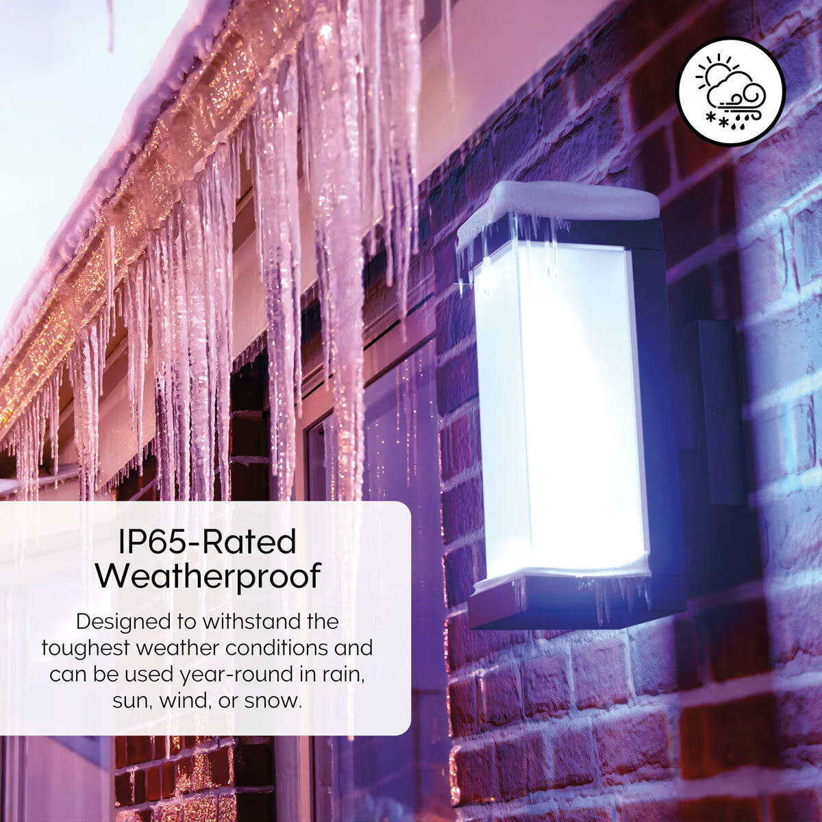 Atomi Smart Wifi Wall Light Sconce, 2 Pack image 2