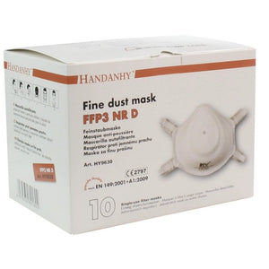 Masque anti-poussière jetable FFP3 à filtre fin – Boîte de 10