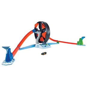 Hot Wheels Spinwheel Challenge Playset | Launcher, Track & Spin Wheel | 1 Car Included