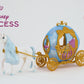 Disney Princess Cinderella Rolling Gold Carriage & Horse