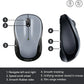 Logitech M325 Wireless Mouse | Designed-for-Web Scroll | 18-Month Battery | Unifying Receiver | Silver