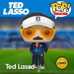 Funko Pop! Ted Lasso with Sunglasses CHASE | Ted Lasso TV Vinyl Collectible Figure