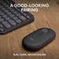Logitech Pebble Keys 2 K380s & Pebble Mouse 2 M350s | Slim Bluetooth Combo | Multi-Device | US Layout