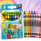 Crayola Specialty Crayons | Pastel, Metallic or Uni-Crayons | 8-Pack or 24-Crayon Bundle