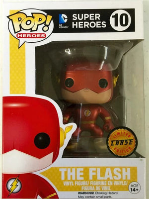 Funko Pop! The Flash #2248 | DC Super Heroes  Metallic Chase Funko Exclusive Vinyl Collectible Figure