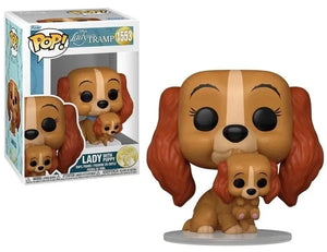 Funko Pop! Lady with Puppy #1553 | Lady and the Tramp Disney Vinyl Collectible Figure