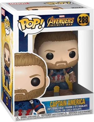 Captain America Funko Pop! #288 | Avengers Infinity War Marvel Vinyl Collectible Figure
