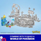 MEGA Pokémon Aquatic Adventure Building Set | 319 Pieces, Squirtle, Psyduck & Finneon