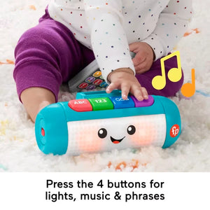 Haut-parleur d'apprentissage lumineux Fisher-Price et téléphone jouet amovible