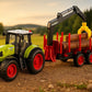 Transport de bois par tracteur Big Daddy Farm
