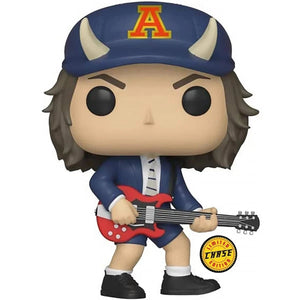 Funko Pop Chase AC/DC Rocks Angus Young Chapeau à cornes de diable #91